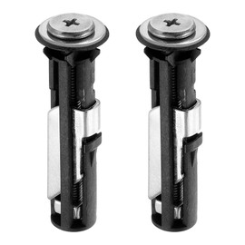 uxcell 2Pcs Universal Toilet Seat Bolts Kit, Stainless Steel Heavy Duty Toilet Seat Hinge Screws for Toilet Cover Maintenance