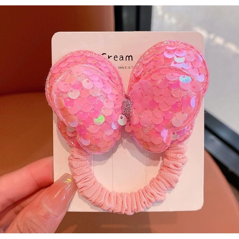 [VOKLLIYU]ヘアゴム 子供 1本セット おしゃれ 可愛い カラフル 花 リボン 蝶結び キッズ