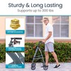 Vive Mobility Lightweight Walker for Seniors - Narrow, Folding Walker