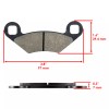 Caltric Front Rear Brake Pads for Polaris Predator 500 2003