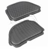 Unbranded Motorcycle Black Mesh Front Speaker Grill For Harley Road