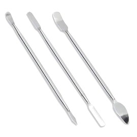 Metal Spatula, Spatula Tool, Handcraft Rod, Double-Ended Type, Set of 3, Smartphone, Tablet, PC, Disassembly, Repair