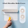 Mister Rui Paint Rollers, 5 Pack, 9 Inch Paint Roller