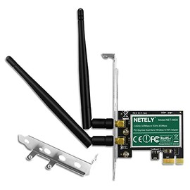 NETELY Wireless N Dual Band N600 2-Stream PCI-E Wi-Fi Adapter for PCs or Server-PCIE Wi-Fi Card-PCIE Wi-Fi Adapter-Qualcomm Atheros Wireless Network Adapter (NET-N600)