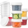 TUZAZO 4 Oz Food Storage Containers with Screw Lids, 12-Count