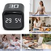 Rotating Pomodoro Timer 5,10,30, 60 Minutes Preset,Desk Productivity Flip Timer,
