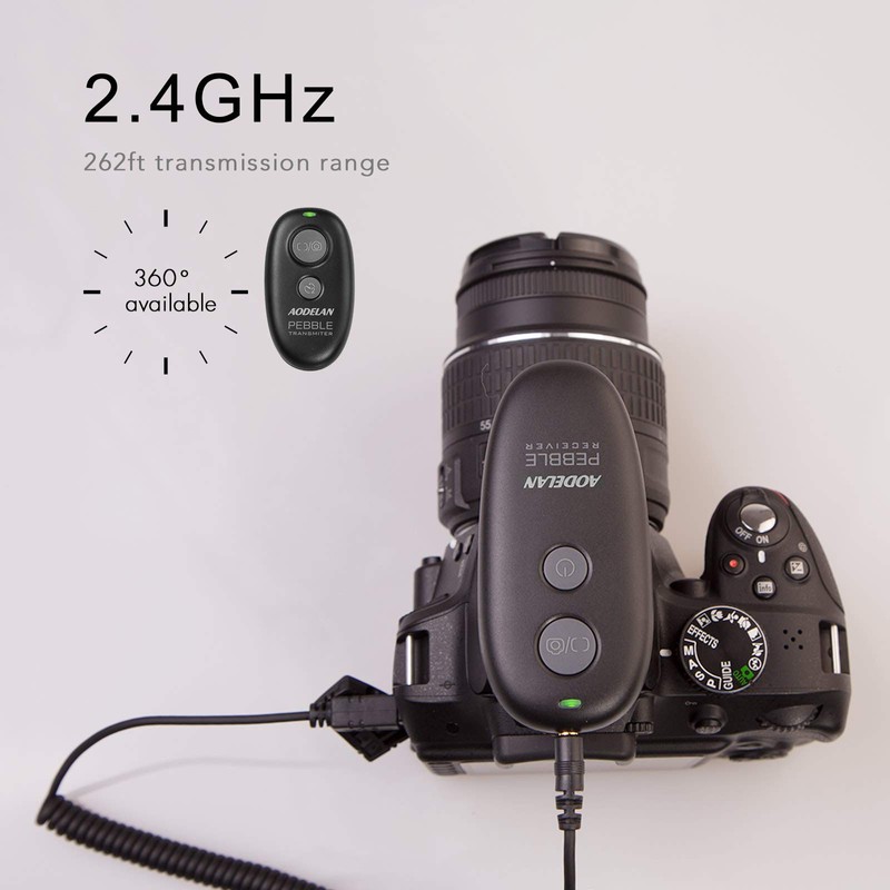 AODELAN Wireless Remote Shutter Release Camera Remote Control for Nikon