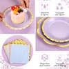 216 Pcs 72 Guests Pastel Plates and Napkins Party Supplies