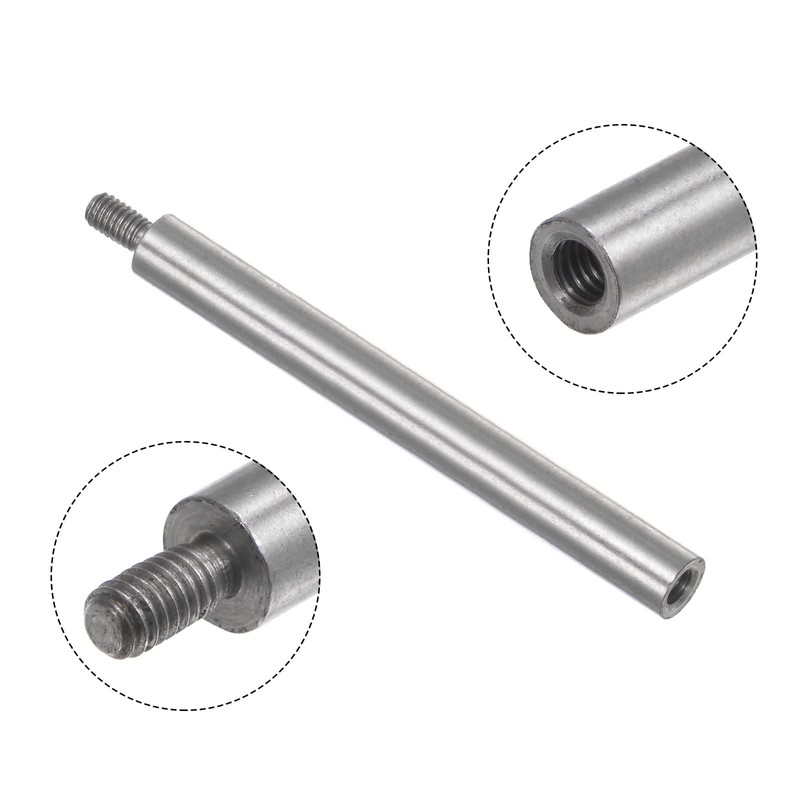 sourcing map 2pcs Dial Digital Indicator Extension Stem Rod 90mm