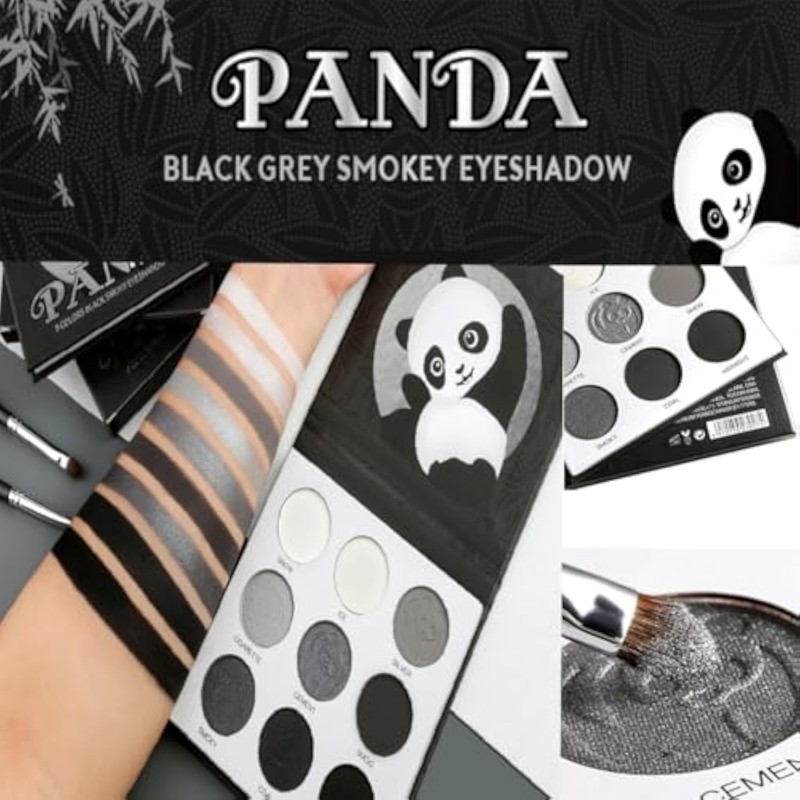 UNYOKE Mini 9 Cool Shade Eyeshadow Palette Black Smoky Matte