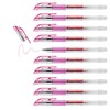 edding 2185 gel roller - pink metallic - box of