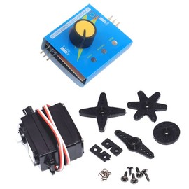 Geekstory DS04-NFC 360 Degree Continuous Rotation Micro Servo Motor+3CH Digital Multi Servo Tester ECS RC Consistency CCMP Master Speed Controller for Helicopter Car Boat Servo