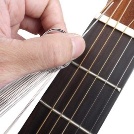 Bnineteenteam Guitar Bridge Saddle Guitar Bone Bridge Saddle Nuts Sandpaper Files Set DIY Luthier Maintenance Tool for Electric Acoustic Guitar Ukulele Bass Guitar Banjo Game Accessories