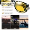 Myiaur Night Driving Anti Glare Glasses Yellow Polarized Lens for