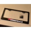 Godzilla GTR (Reflective) Godzilla GT-R 100% Carbon Fiber License Plate