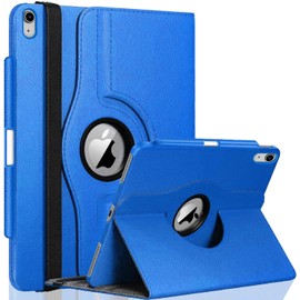 GALTD GALTD For iPad A16 Case, 11th Generation 11inch 2025 / iPad 10th Generation Case 10.9" 2022 C Slim Auto Wake/Sleep Cover with Pencil Holder, Multi-Angle Stand, 360 Rotating Smart, Light Blue