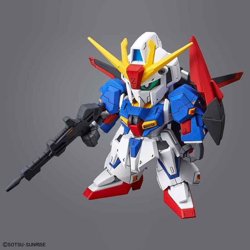 SD Gundam Cross Silhouette Zeta Gundam, Color Coded Plastic Model