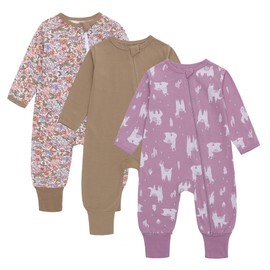 amo nenes Baby Sleep Sack 0-3 Months Long Sleeve Wearable Blanket Baby with Legs 2-Way Zipper 0.5 Tog Newborn Sleeping Sack