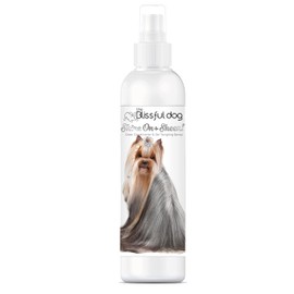 The Blissful Dog Shine-On + Sheen Coat Spray, All Natural Leave in Conditioner and Detangler for Your Dog