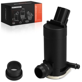 A-Premium Front or Rear Windshield Washer Pump Compatible with Ford F-150, Explorer, Focus, Taurus, Expedition, Excursion, Five Hundred, Freestyle & Lincoln Navigator, Aviator & Mercury Montego