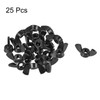 sourcing map M4 Wing Nuts Nylon Butterfly Nut Hand Twist