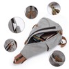 Canvas Sling Bag - Small Crossbody Backpack Shoulder Casual Daypack