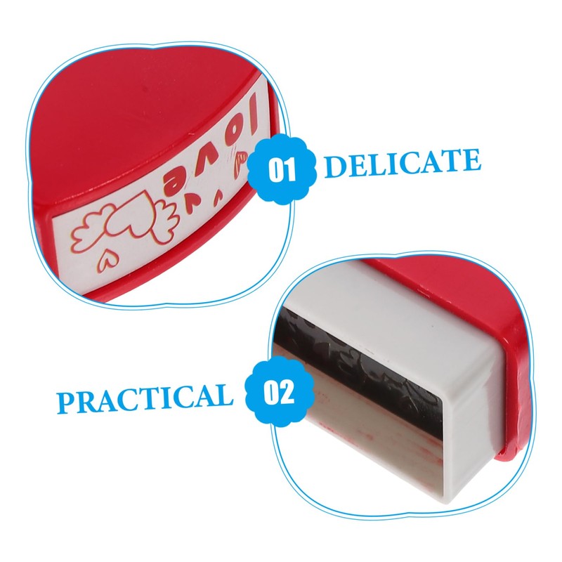 OHPHCALL 8pcs Attractive Notebook Stamps for Teacher Reward Seal Fun