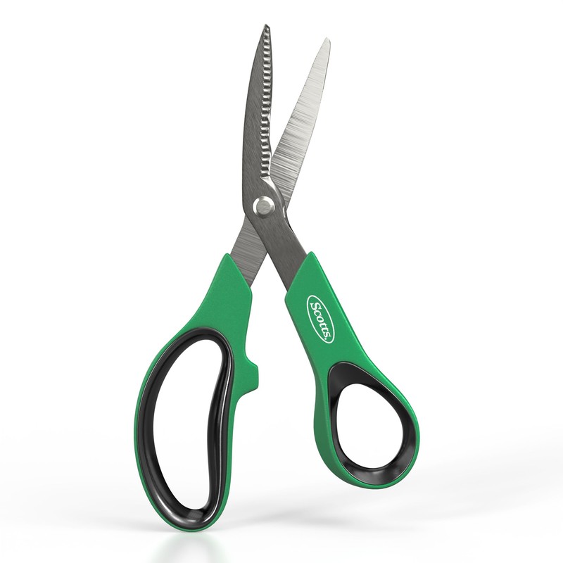 Scotts 8 in. All-Purpose Steel Garden Utility Shears with Serrated