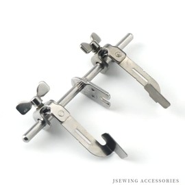 Blooy - Double Guide Stitch Ruler For Industrial Single Needle Lockstitch Sewing Machine Accessories Left Right Fabric Guide Parts