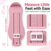 Kids Foot Measuring Ruler for Shoe Sizing – Plastic Foot