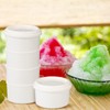 Threehoney 8 Pcs Shaved Ice Block Molds with Lids Food-grade