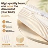 Corduroy Lumbar Roll Support Pillow for Office Chair, Car, Gaming
