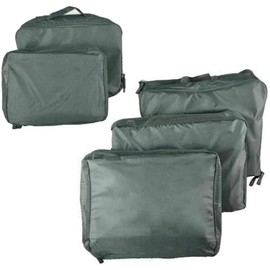 ADEPTNA 5pcs Premium Travel Luggage Organiser Set Perfect Travel Organiser Packing Cubes for Suitcases - Dustproof Washable Prevents Bacterial Growth and Smell Reduction