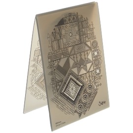 Sizzix Georgie Evans 664506 3-D Textured Impressions Embossing Folder Interface Polypropylene Plastic Multicoloured One Size