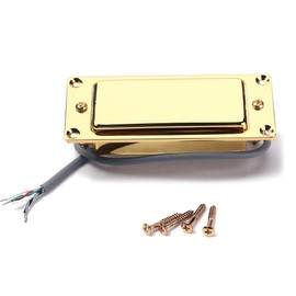 Ogdni Electric Guitar Pickups Mini Sealed Double Coil Humbucker Pickup for Electric Guitar (Gold)