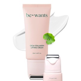 BE+WANTS [K-Beauty] Bewants Crema Reafirmante Y Reafirmante De Cuello Con Centella Asiatica | Ácido Hialurónico Vegano | Crema Reafirmante Para El Cuello Apretando Lifting Piel Flácida