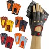 ACABA Bikolore Driving Gloves, HB MITAINE BICOLORE Lamb Leather, Made