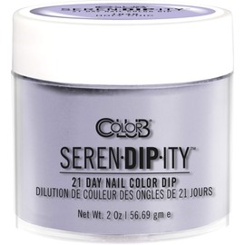Color Club Nail Dip Powder Holy Chic, Dip Color Powder Collection, Light Purple with Blue Color 2 oz (57 g)