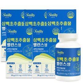 뉴일리 Newilly Domestic Cypress extract balance tablets 600mg x 60 tablets (5 units) (5 months supply) / 뉴일리 국내산 삼백초추출물 밸런스정 600mg x 60정 5개(5개월분)