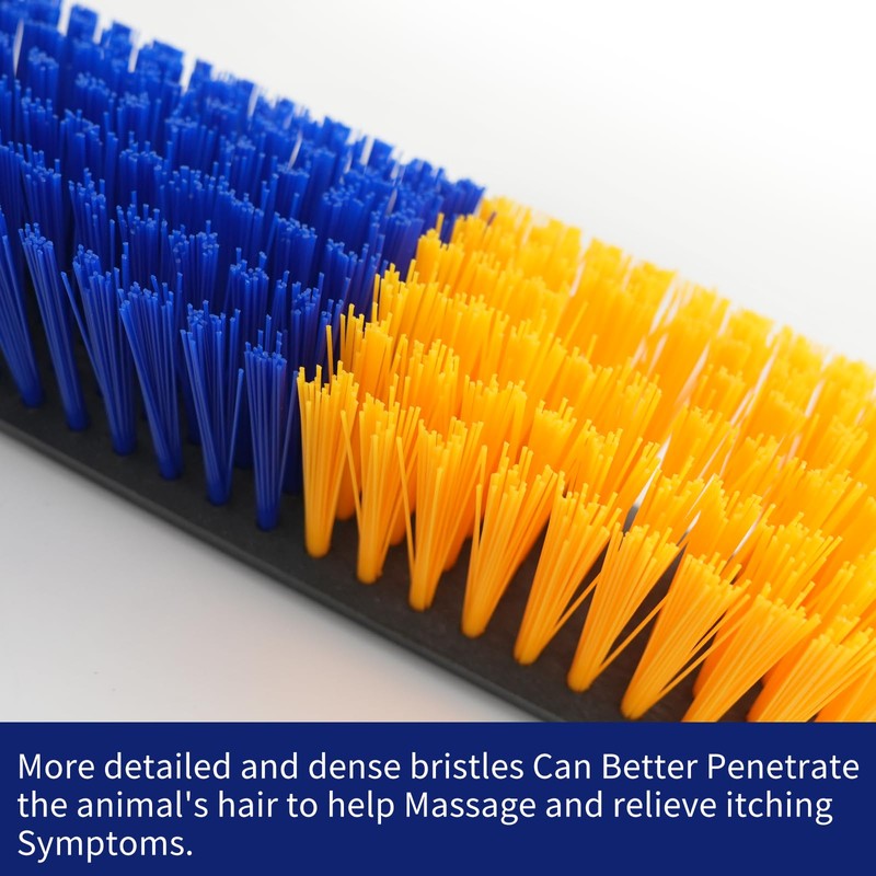 Livestock Scratch Brush With 16 Screws，Animal Back Scratching Brush for