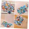SUPVOX 2pcs Clear Plastic Storage Containers for Beads Parts Stackable