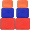 3, 6 & 11 Cup Orange, Blue, Red Replacement Lids/Covers