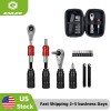 ENLEE One Set Mulit Functional Ratchet Wrench Tool Bike Repair