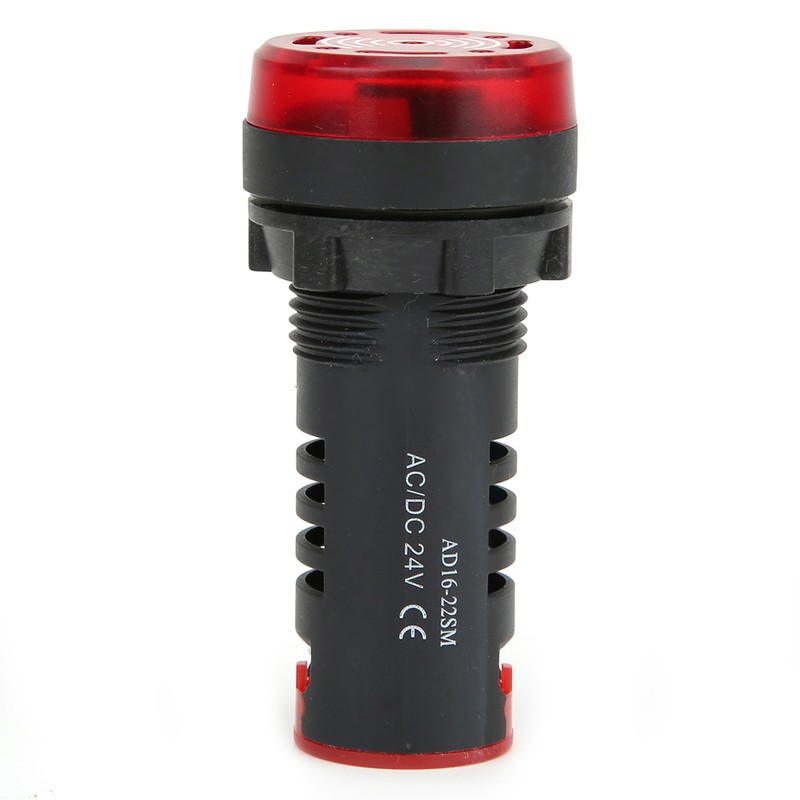 10 Pcs BERM LED Buzzer AD16‑22SM Red Flash Alarm Indicator