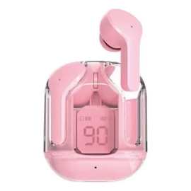Audifonos Inálambricos In-ear Keluona Air31 T6 Pink Auriculares Con Luz Azul Led
