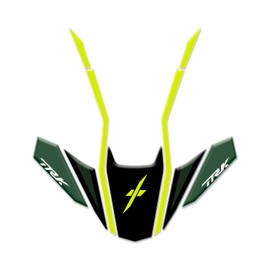 3D Resin Sticker Set Compatible with Benelli TRK 702x2023 ADM-005 (Green)