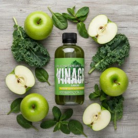 Vinagre De Manzana Con Algas Chorella Y Espirulina 300 Ml                                                                                             