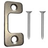 Adjustable Strike Plate for Exterior Doors - Large Hole for