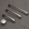 BUKOBYHE 10 Pack Kitchen Cabinet Handles Brushed Satin Nickel Cabinet