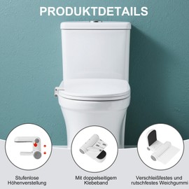 kindersicherung Toilettenschloss - Toilette-Sitzschloss für baby sicherheit, Kindersicheres Toilettensitz schloss im Badezimmer, Babysichere Toilette-Deckelschloss Passend für Die Meisten WC